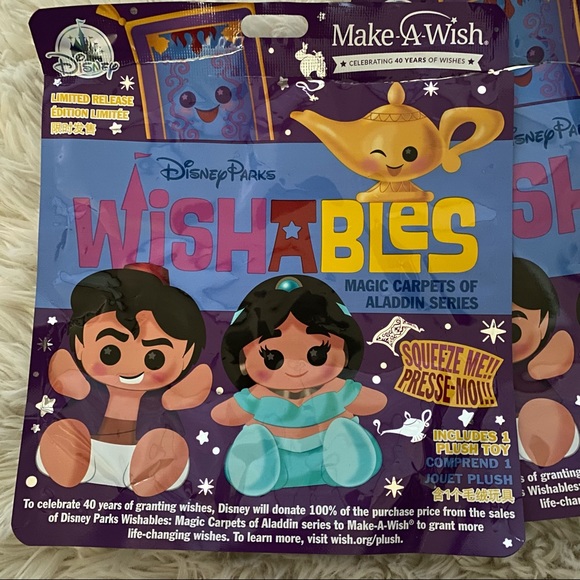 Disney Parks Aladdin Wishables and Wristlet - Picture 8 of 13